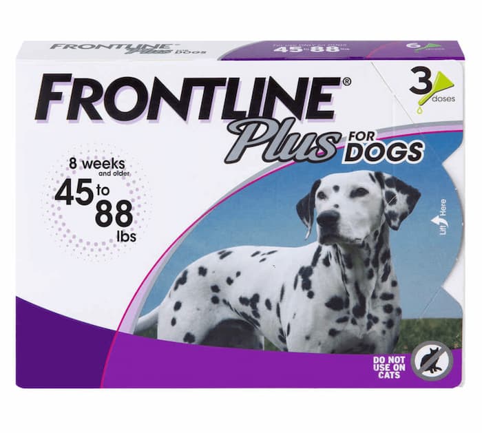 Frontline Plus for dogs topical flea and tick medicine